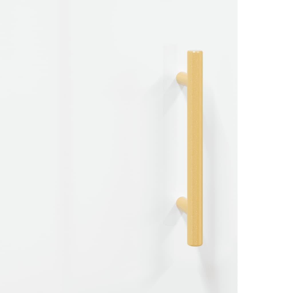 Skænk 100x36x60 cm konstrueret træ hvid højglans