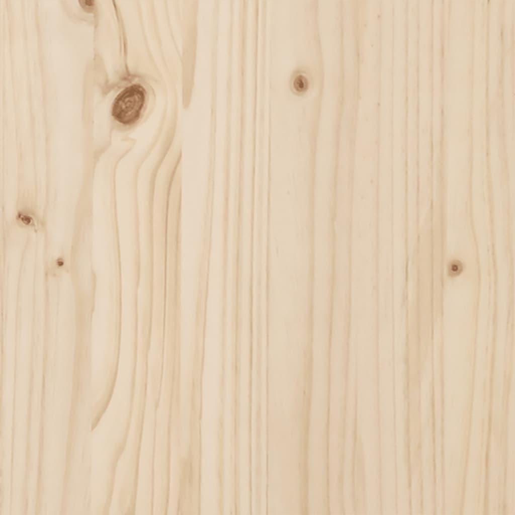 Sengeramme uden madras 150x200 cm massivt fyrretræ