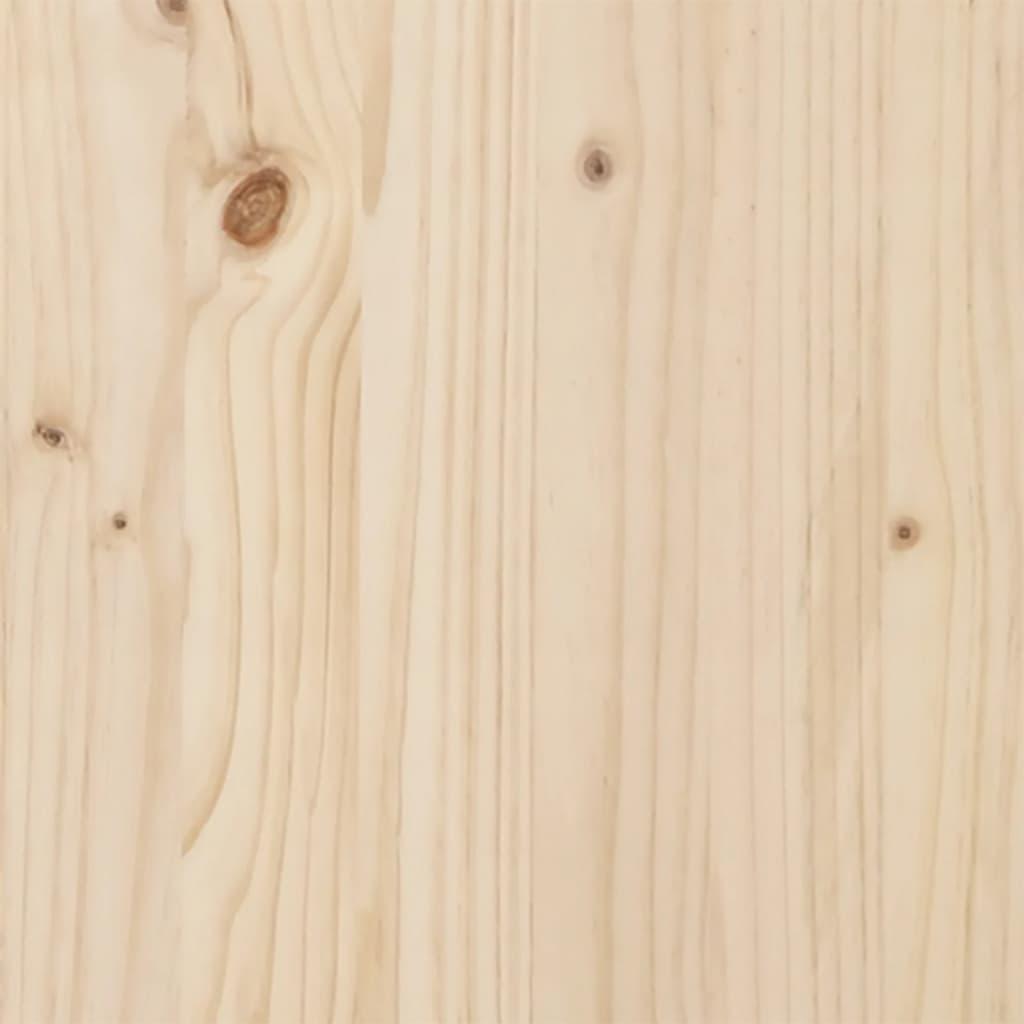 Sengeramme uden madras 160x200 cm massivt fyrretræ