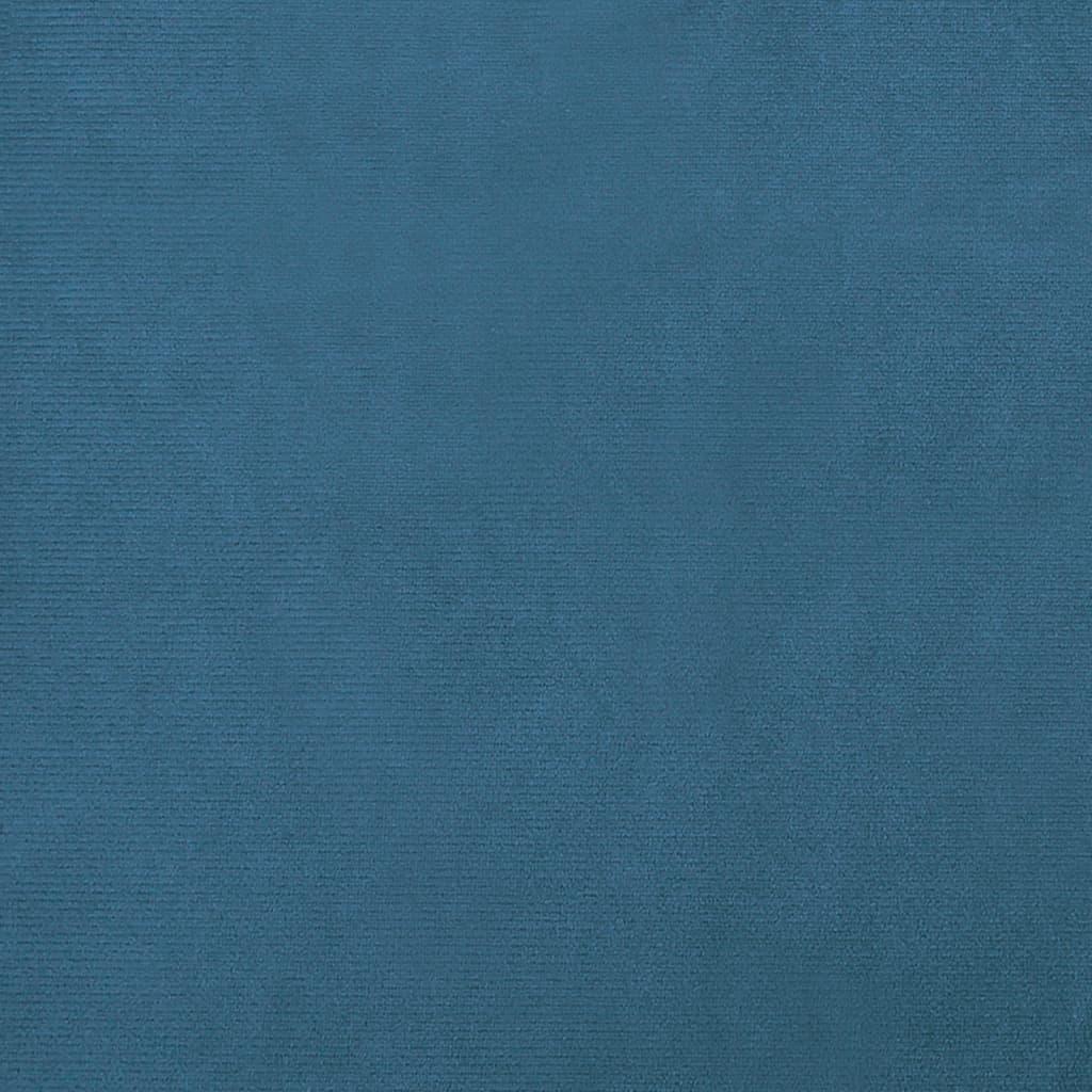 Sofa til børn 70x45x26 cm velour blå