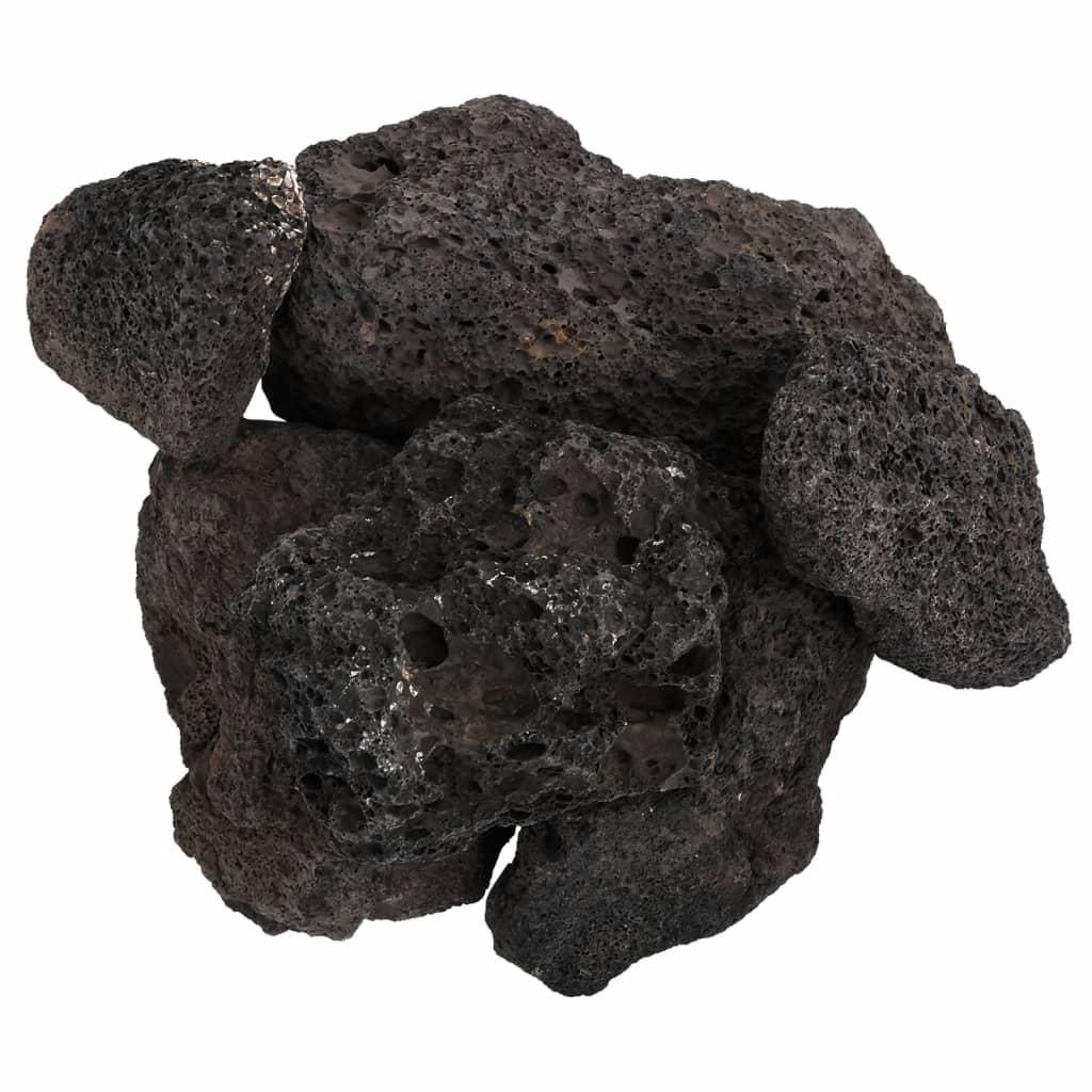Vulkansten 25 kg 10-30 cm sort