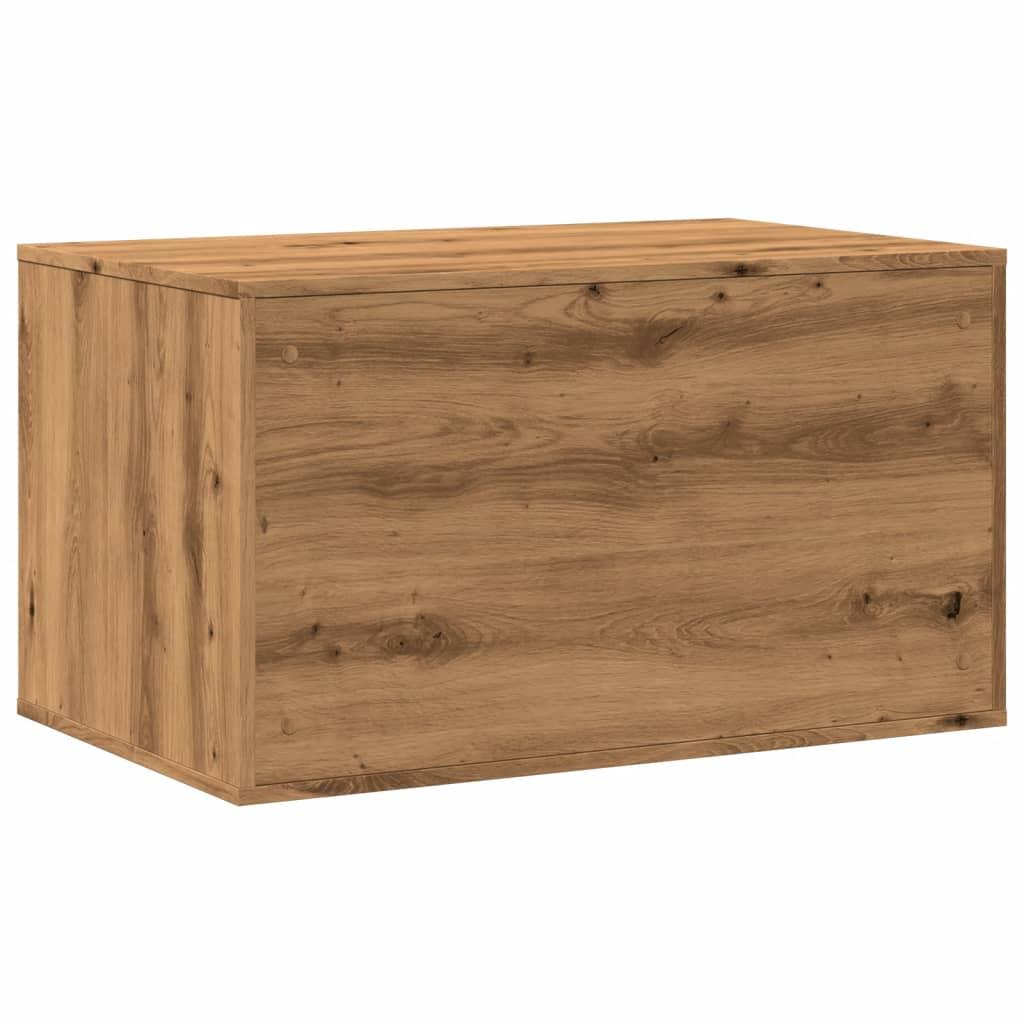 Toiletskjuler kattebakke 80x50x45 cm konstrueret træ kunsteg