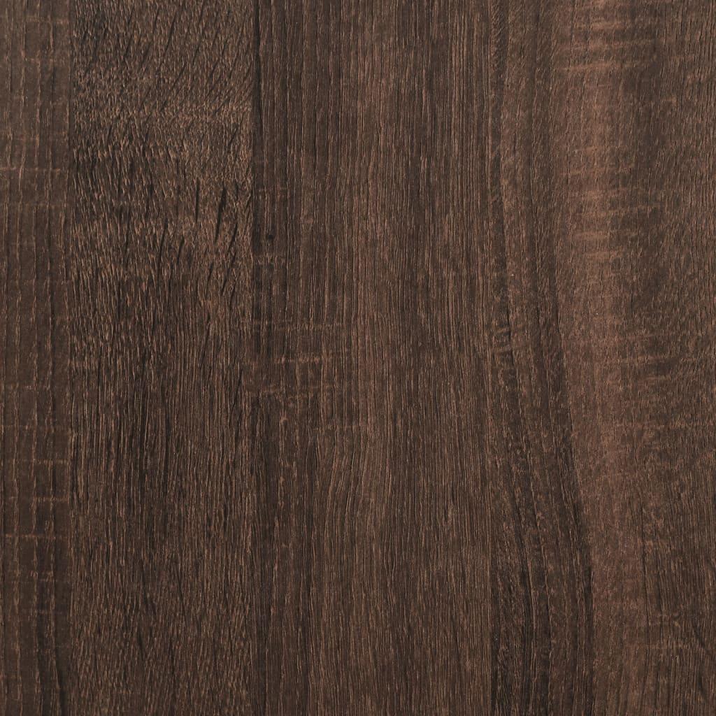 Toiletskjuler kattebakke 80x50x45 cm konstrueret træ brunt eg