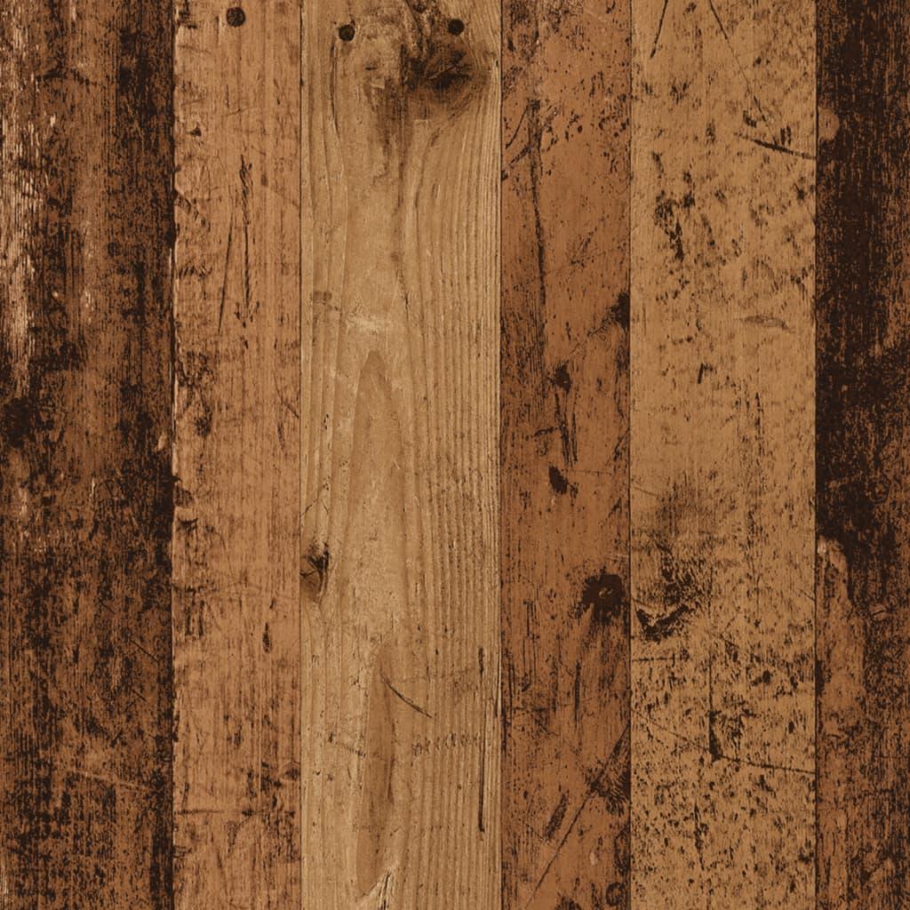 Toiletskjuler kattebakke 60x40x40 cm konstrueret træ gammelt eg