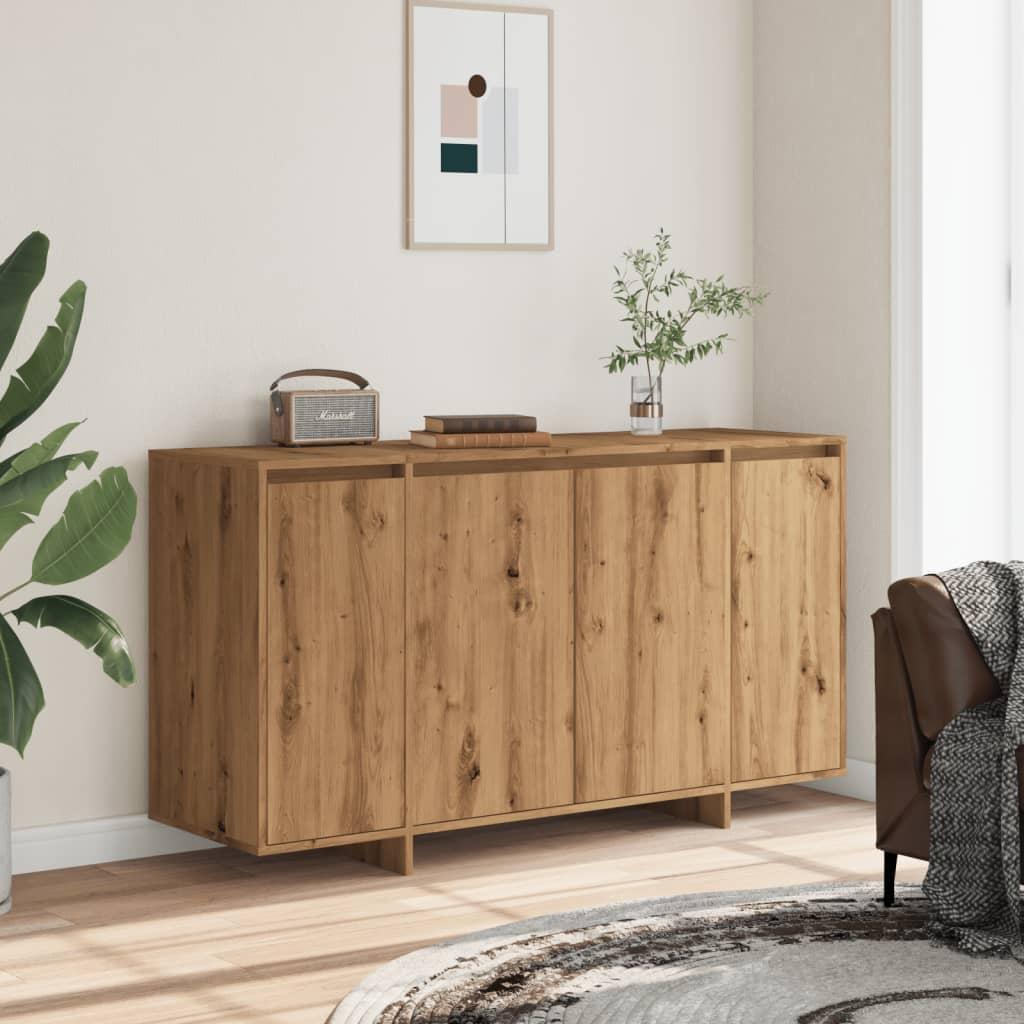 Skænk 135x41x75 cm konstrueret træ kunsteg