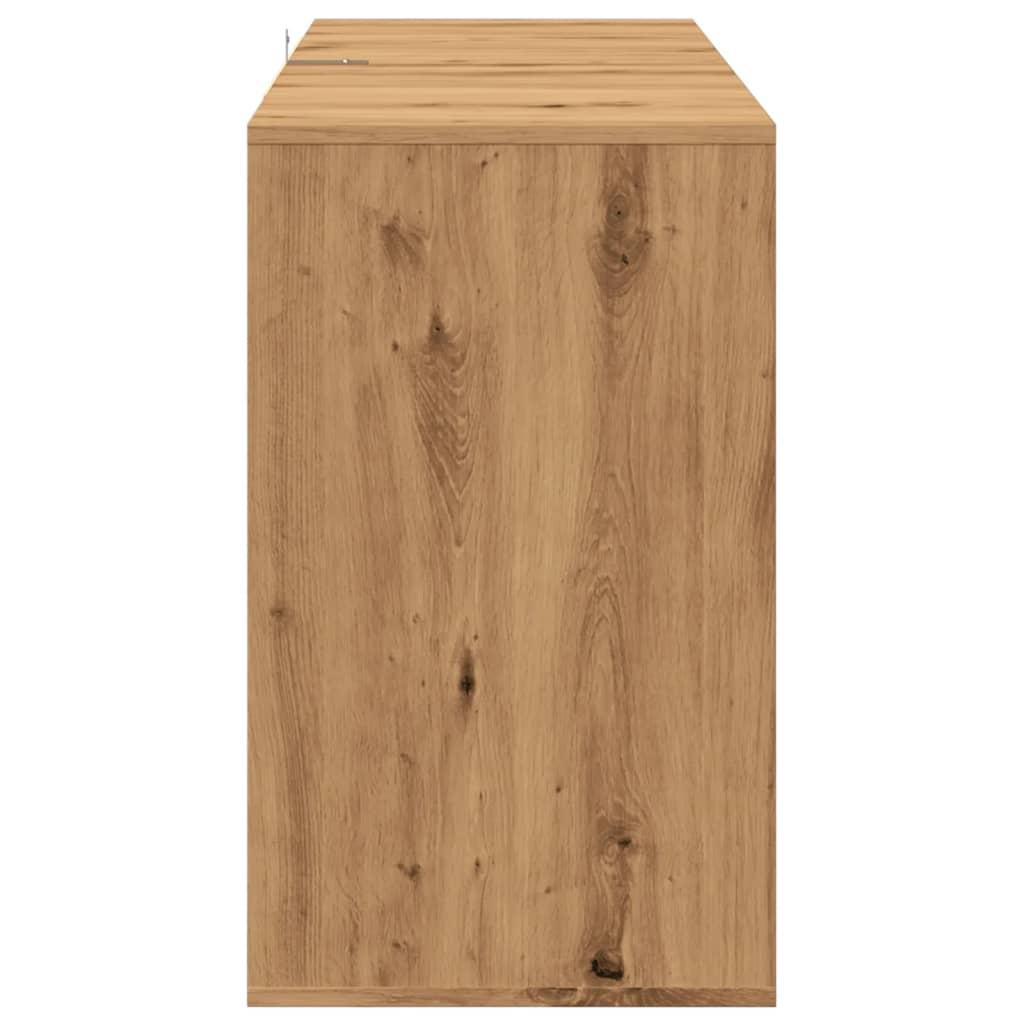Skænk 135x41x75 cm konstrueret træ kunsteg