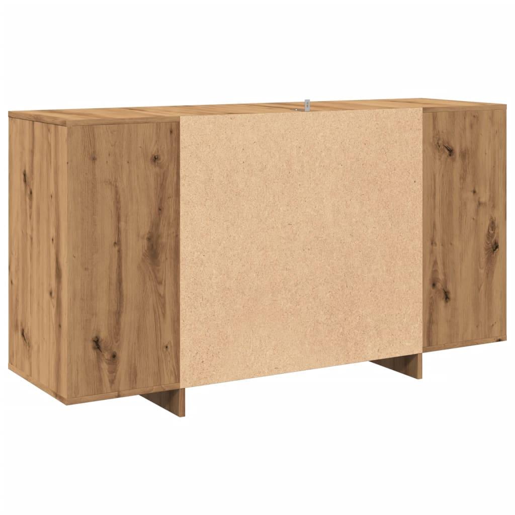 Skænk 135x41x75 cm konstrueret træ kunsteg
