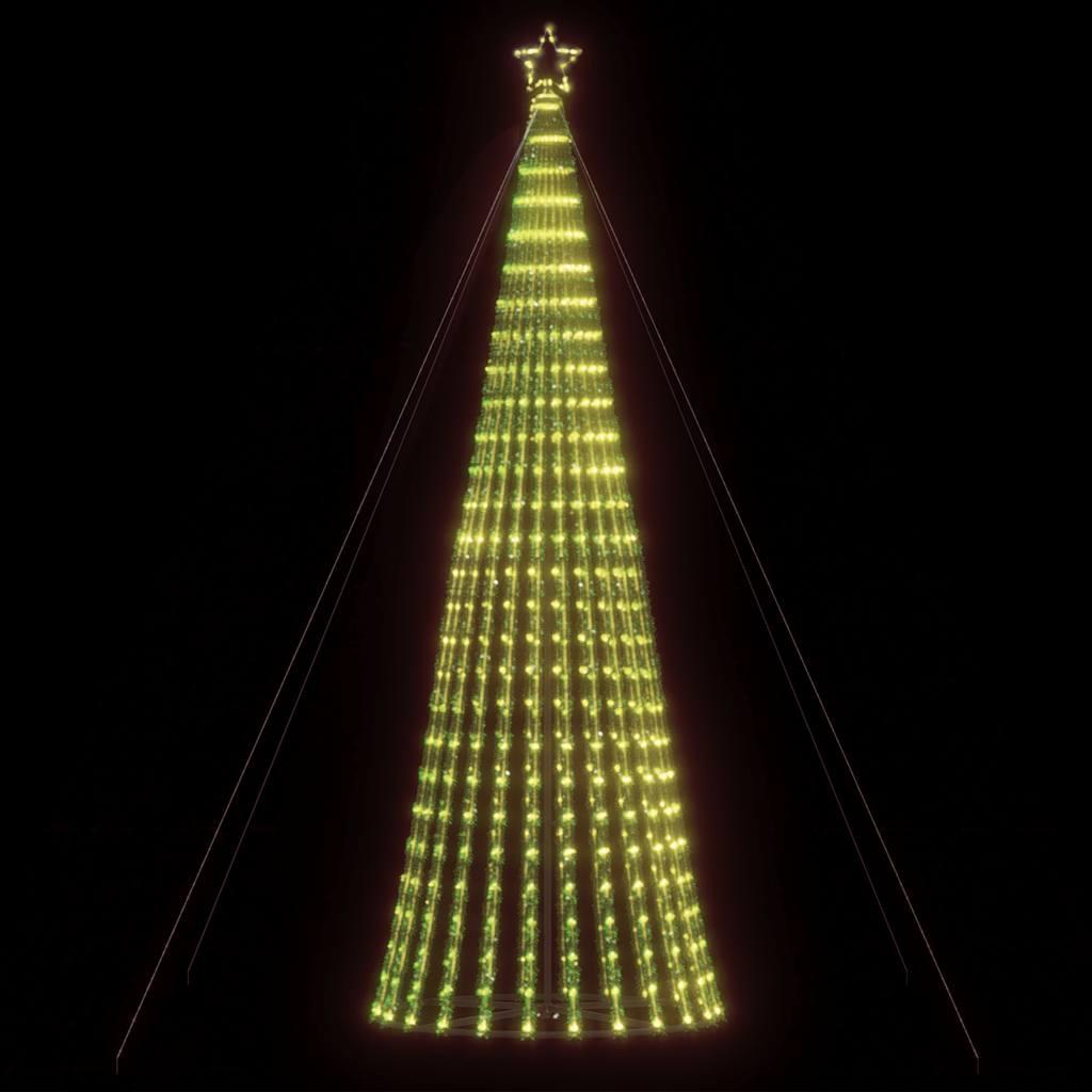 LED-juletræ 1028 LED'er 403 cm varmt hvidt lys