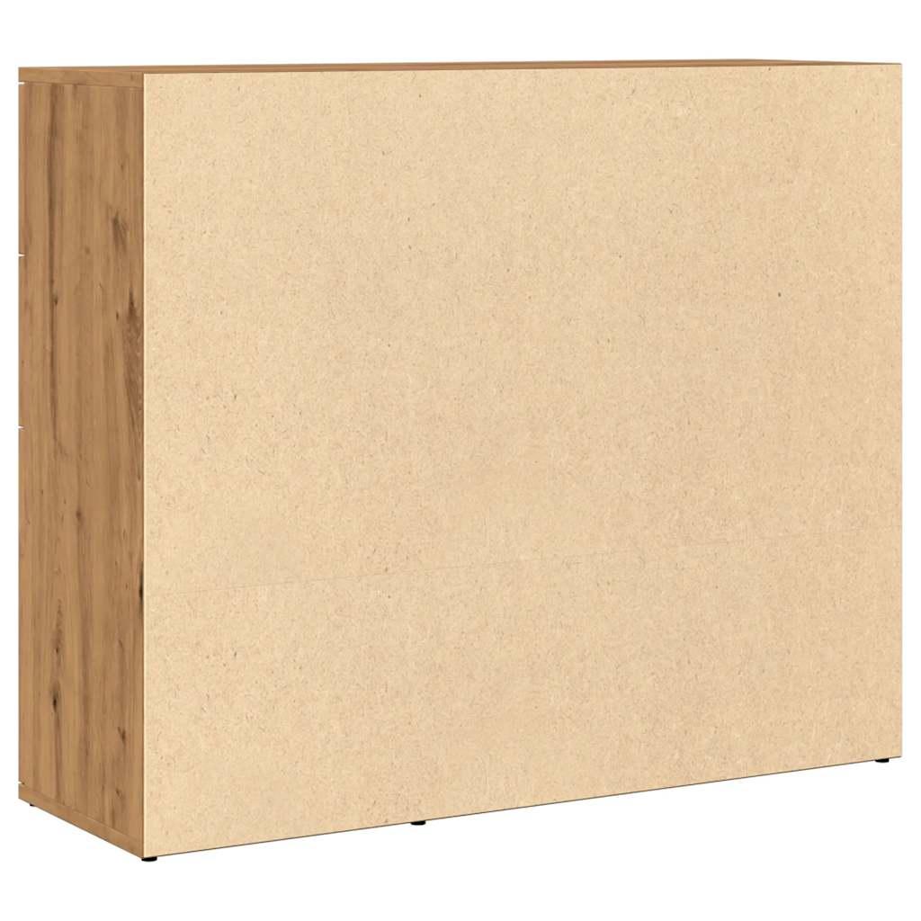 Skænk 91x29,5x75 cm konstrueret træ kunsteg