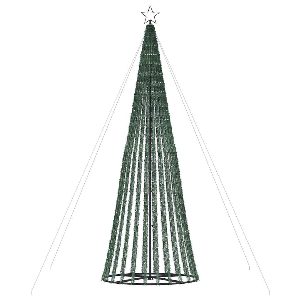 LED-juletræ 1028 LED'er 403 cm koldt hvidt lys