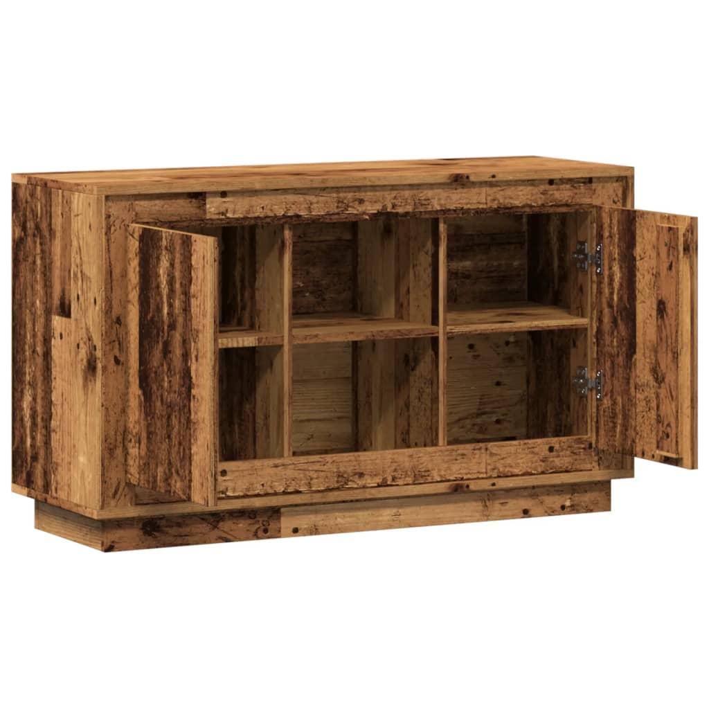 Skænk 102x35x60 cm konstrueret træ antikt trælook