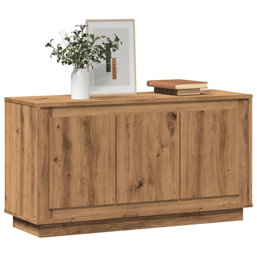 Skænk 102x35x55 cm konstrueret træ kunsteg