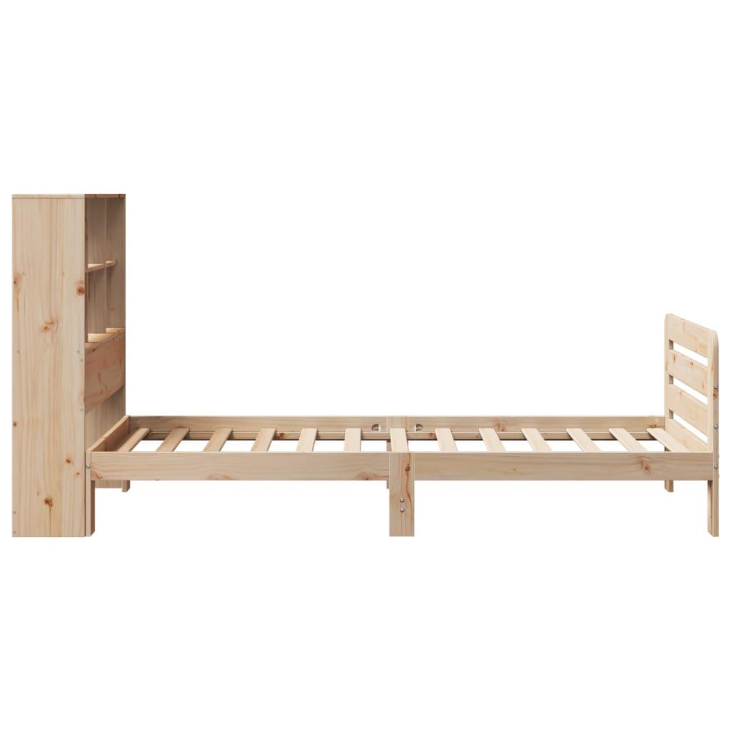 Sengeramme uden madras 90x190 cm massivt fyrretræ