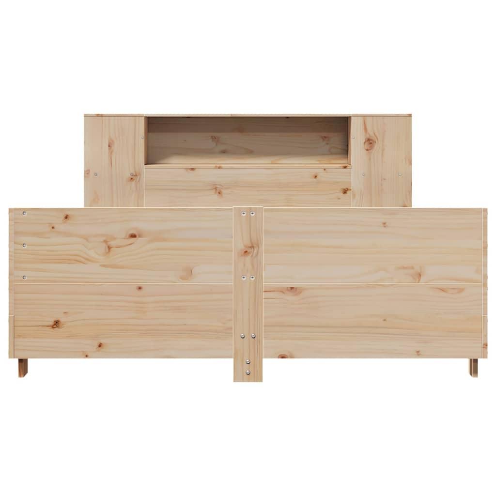Sengeramme uden madras 120x200 cm massivt fyrretræ