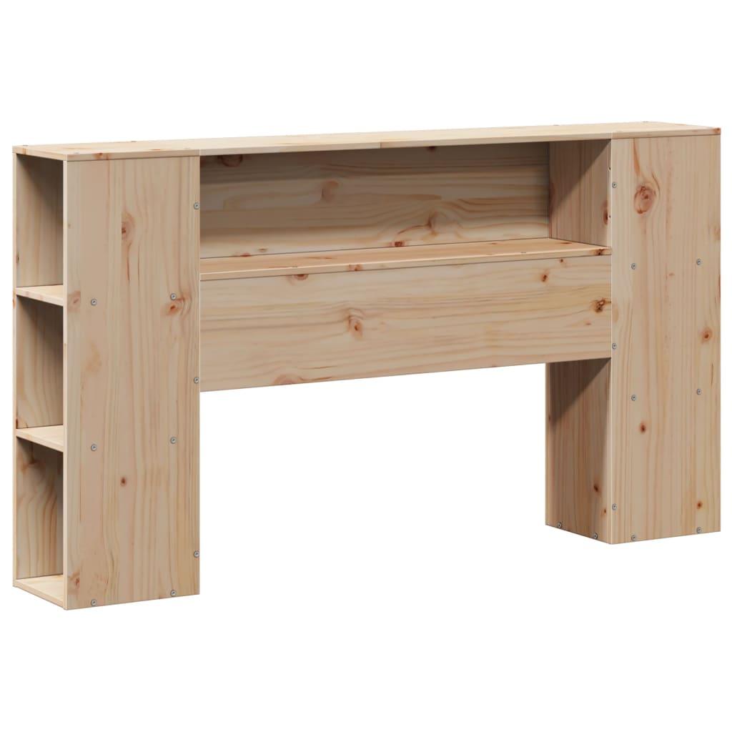 Sengeramme uden madras 140x190 cm massivt fyrretræ