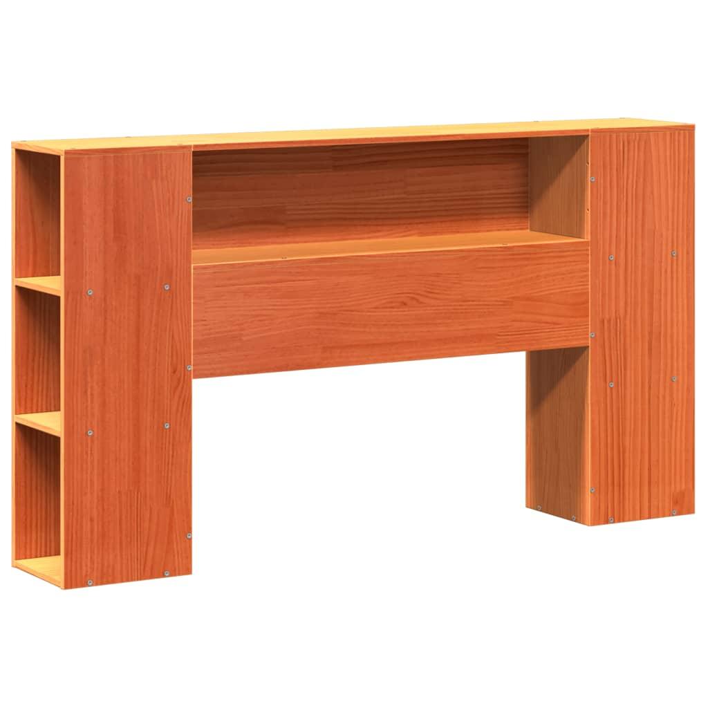 Sengeramme uden madras 150x200 cm massivt fyrretræ gyldenbrun
