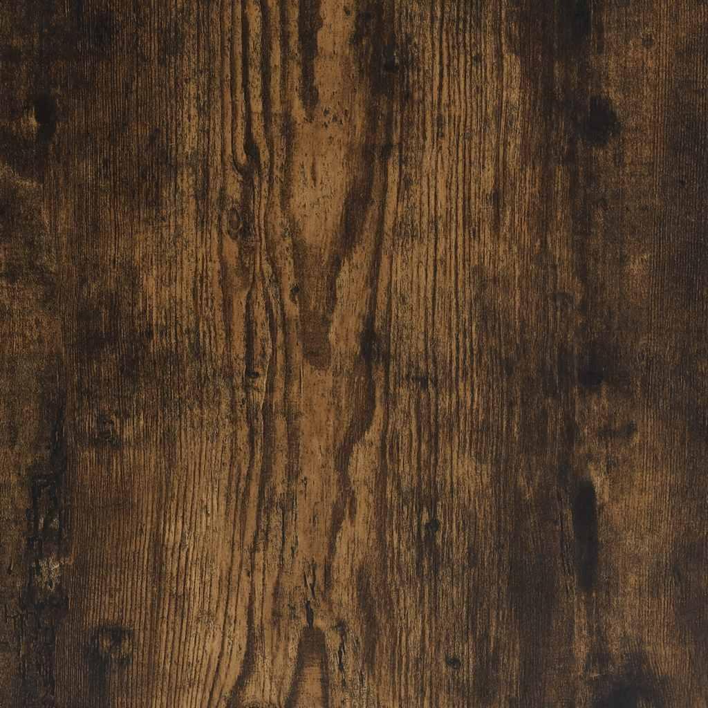 Sengebord med skuffe 25x31x66 cm røget egetræsfarve