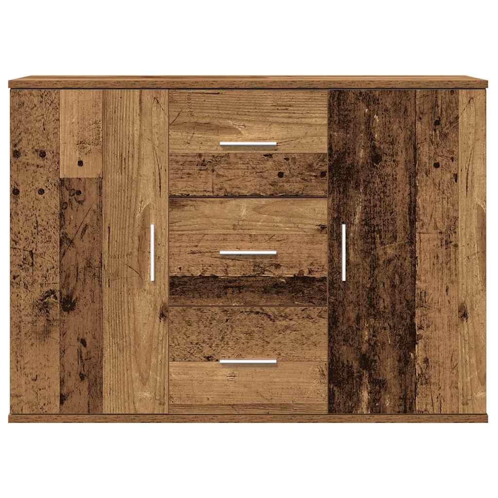 Skænk 90x29,5x65 cm konstrueret træ antikt trælook