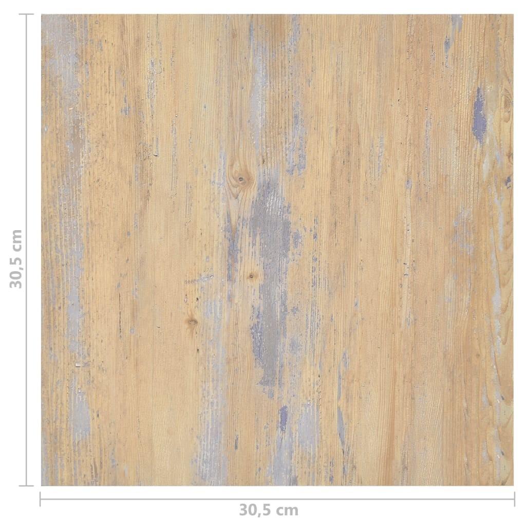 Selvklæbende gulvbrædder 55 stk. 5,11 m² PVC brun