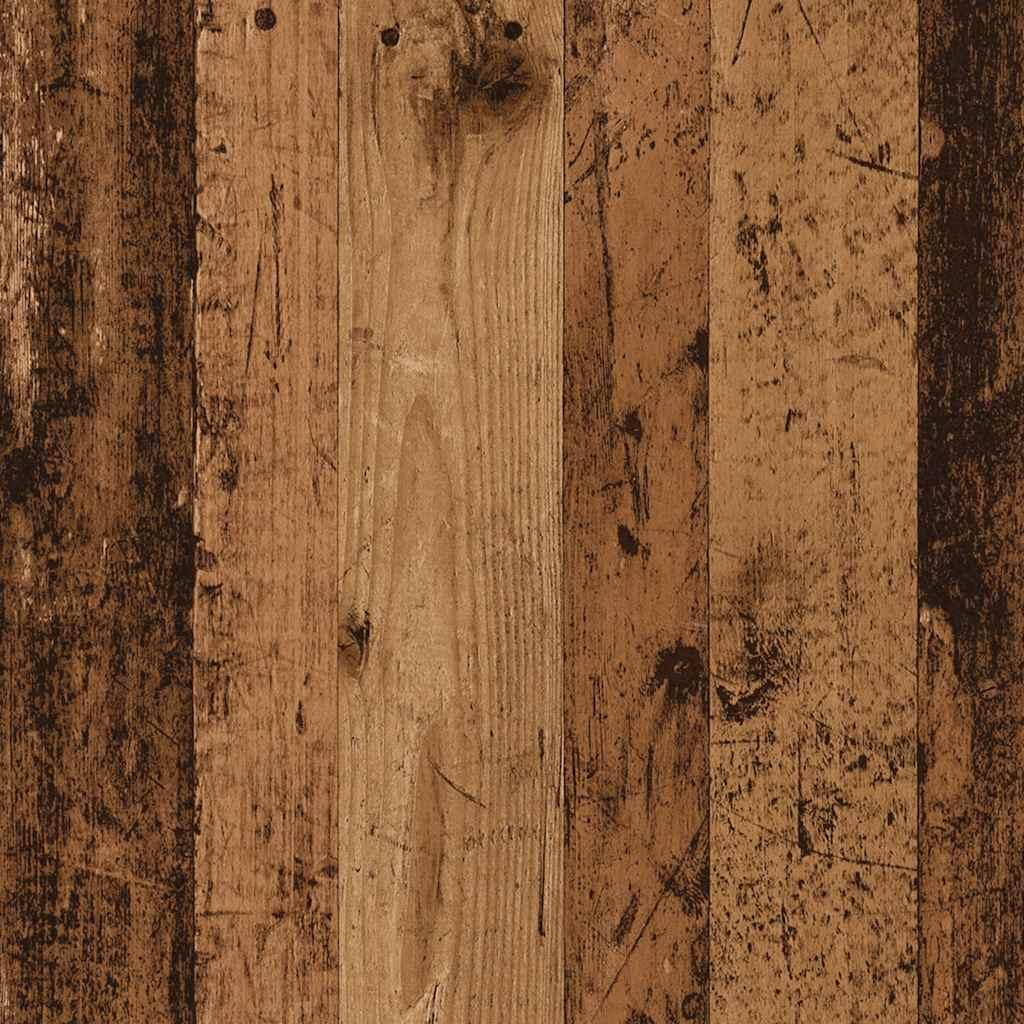 Skænk 35x35x55 cm konstrueret træ antikt træ