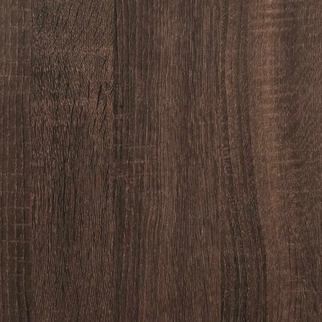 Væghængte sengeborde 2 stk. 40x31x39,5 cm brun egetræsfarve
