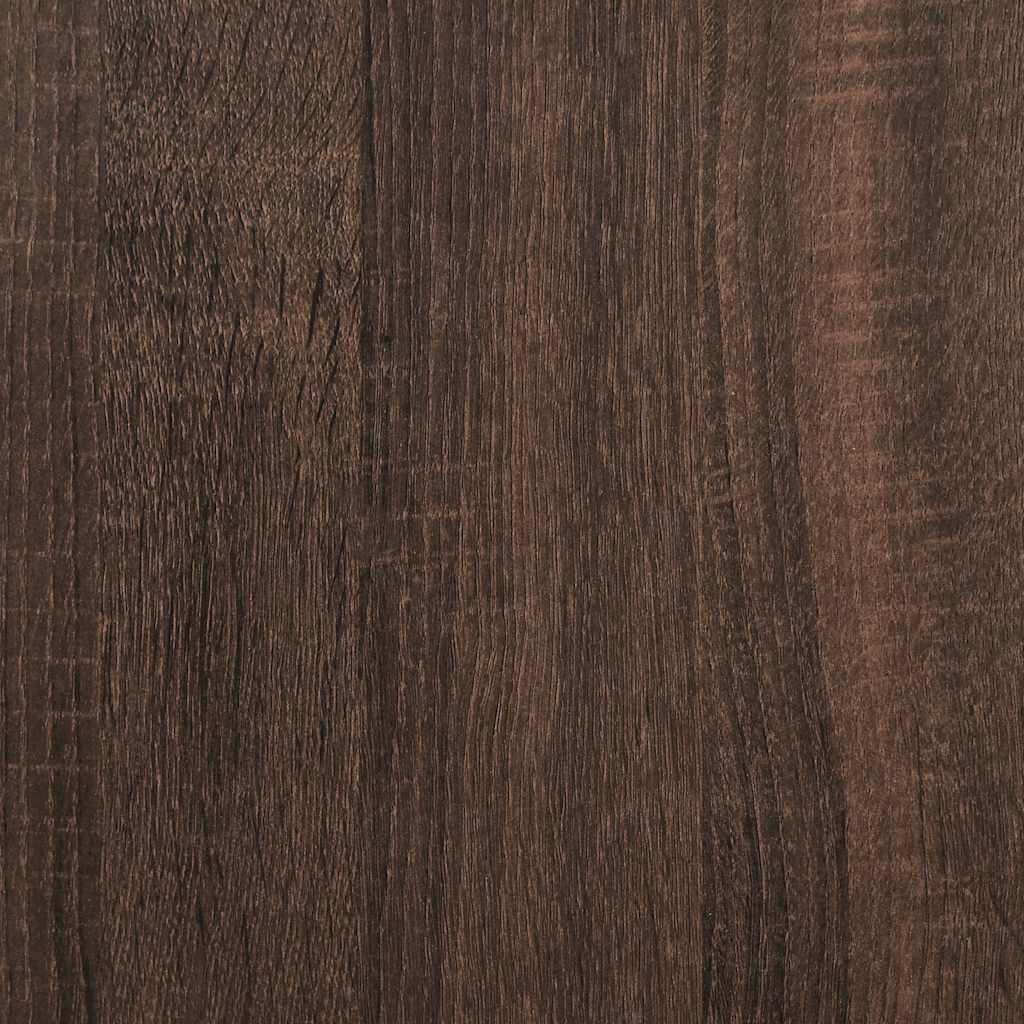 Væghængte sengeborde 2 stk. 40x31x39,5 cm brun egetræsfarve
