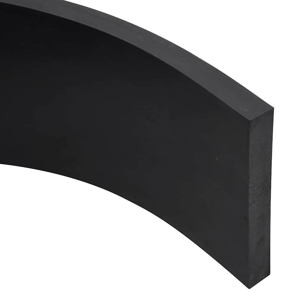 Gummikant til sneplov 100x15x2 cm sort