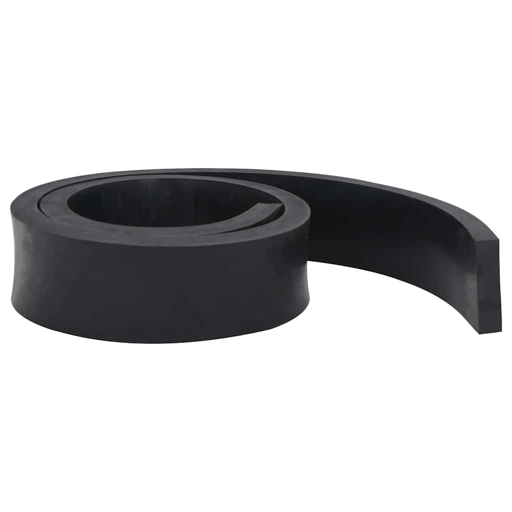 Gummikant til sneplov 200x8x2 cm sort
