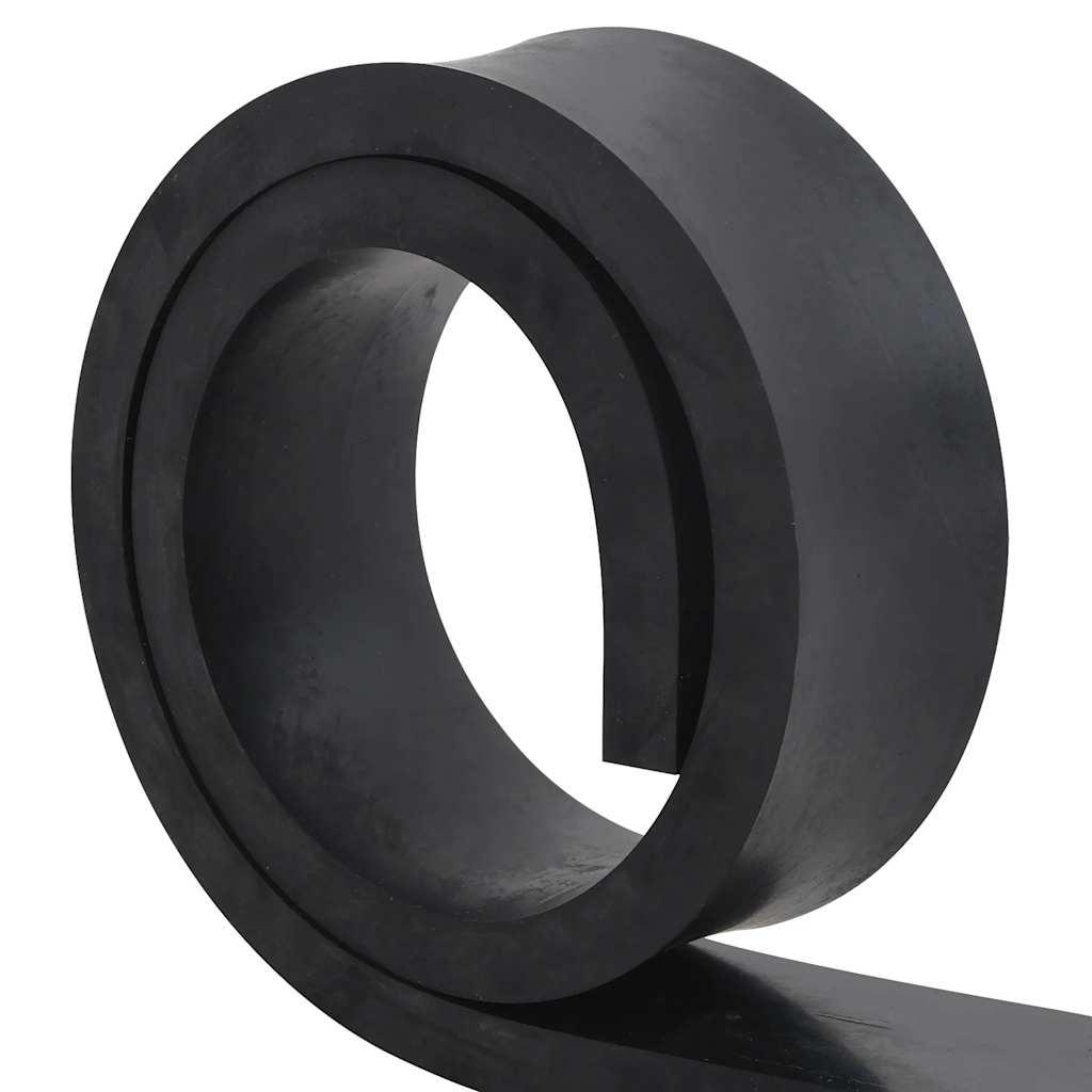 Gummikant til sneplov 200x8x2 cm sort