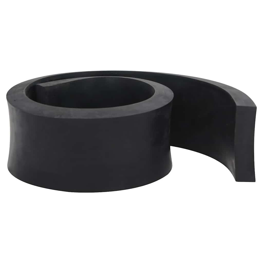 Gummikant til sneplov 120x8x2 cm sort
