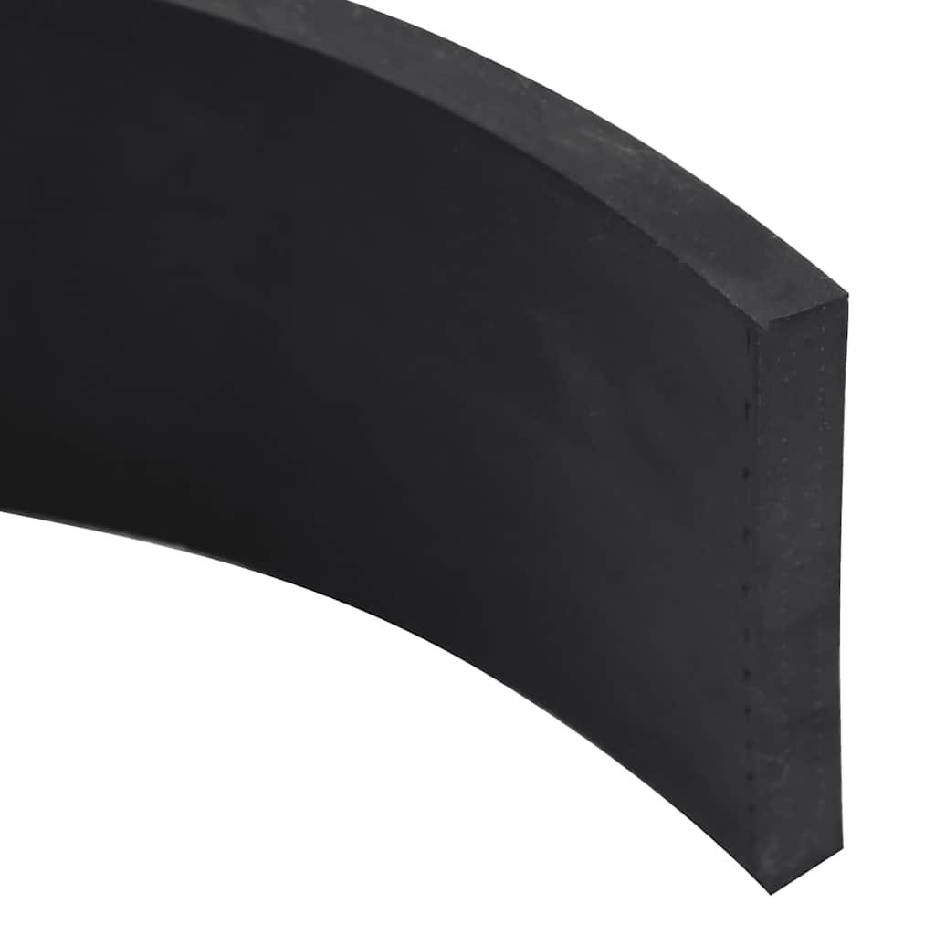 Gummikant til sneplov 300x8x1 cm sort