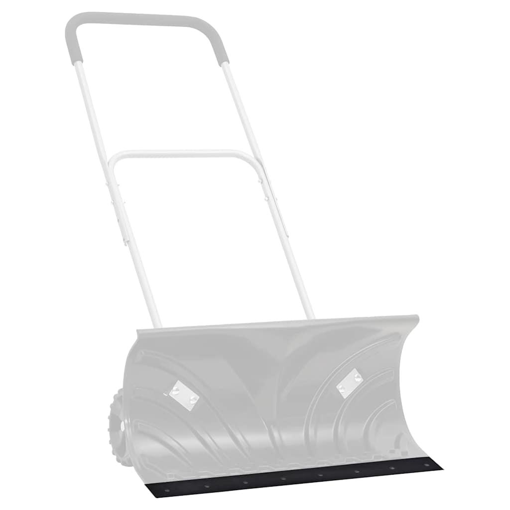 Gummikant til sneplov 180x15x1 cm sort