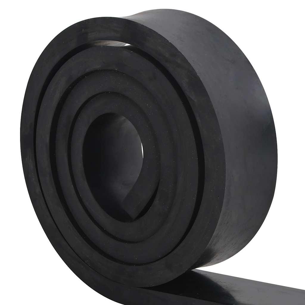 Gummikant til sneplov 250x8x2 cm sort