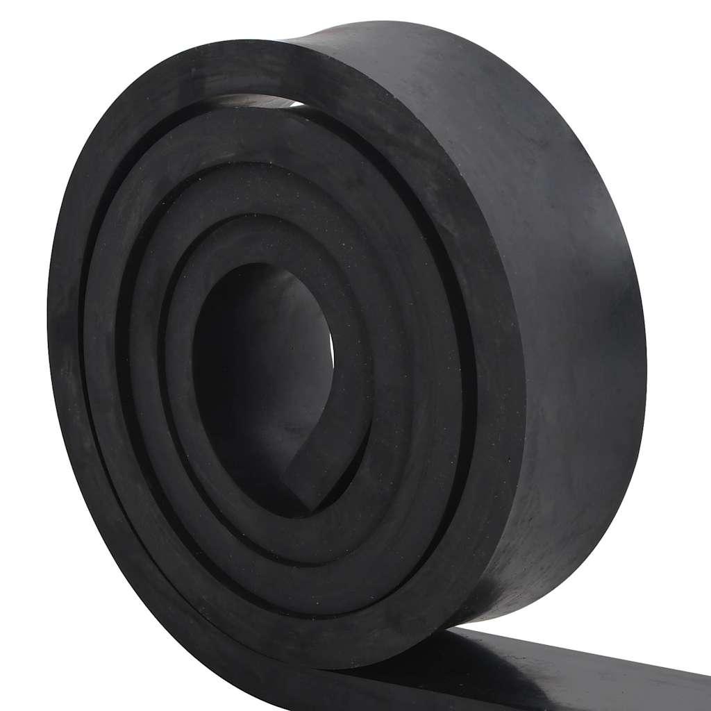 Gummikant til sneplov 250x10x2 cm sort