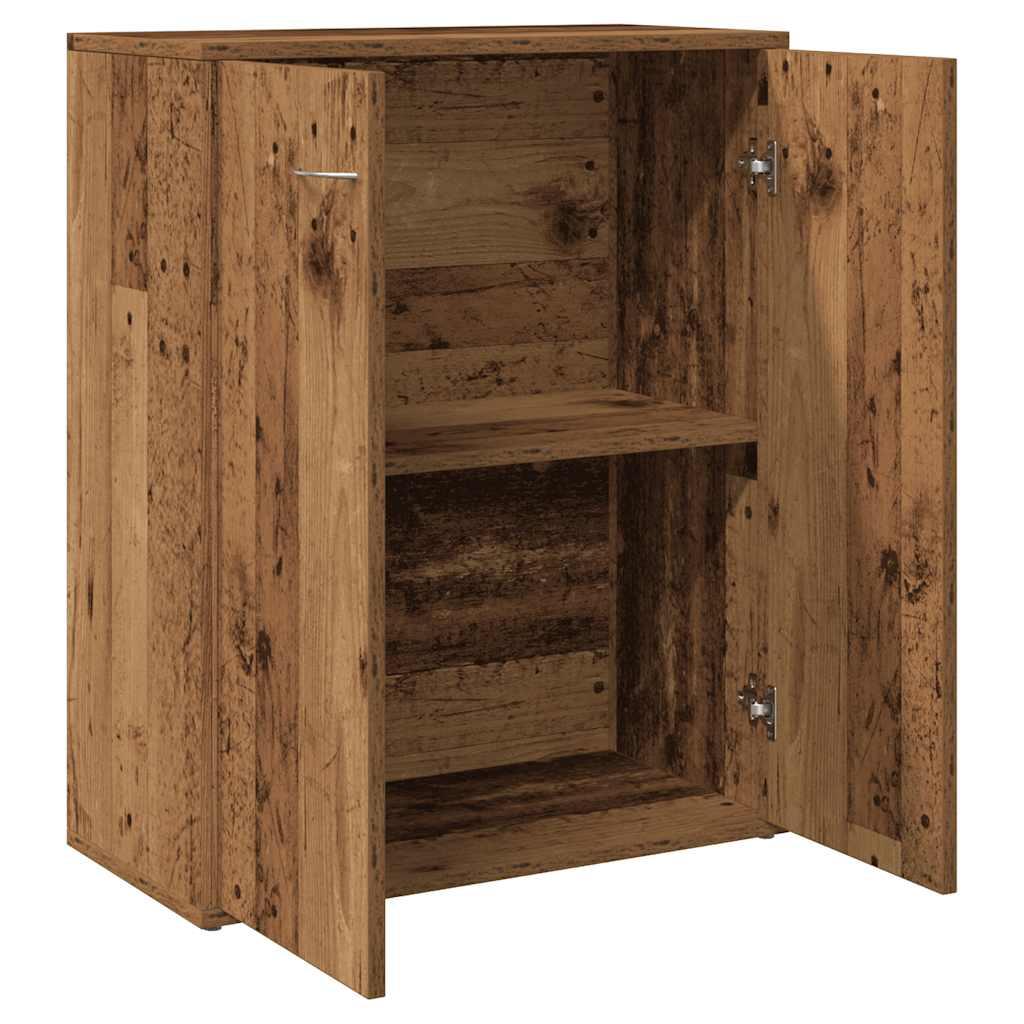 Skænk 60x30x75 cm konstrueret træ antikt træ