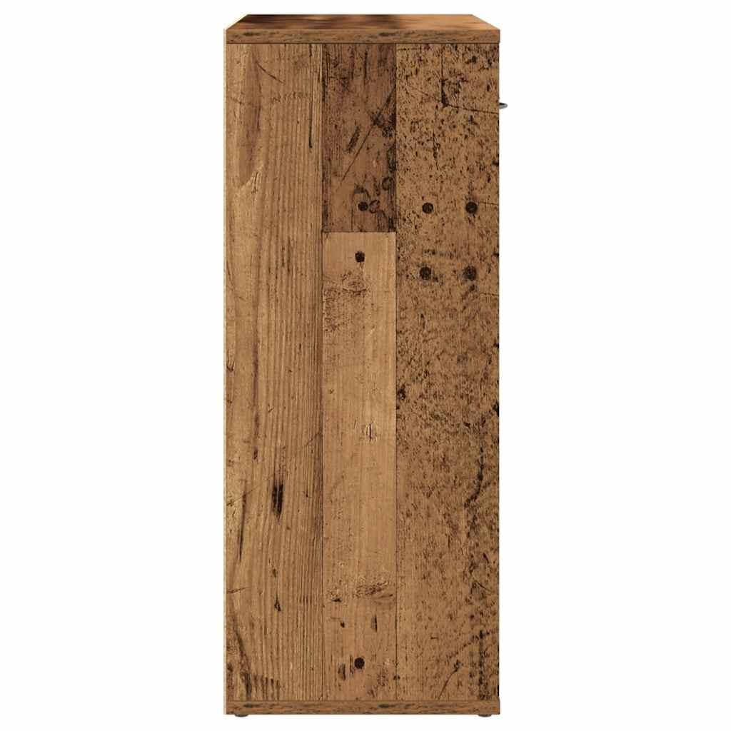 Skænk 60x30x75 cm konstrueret træ antikt træ
