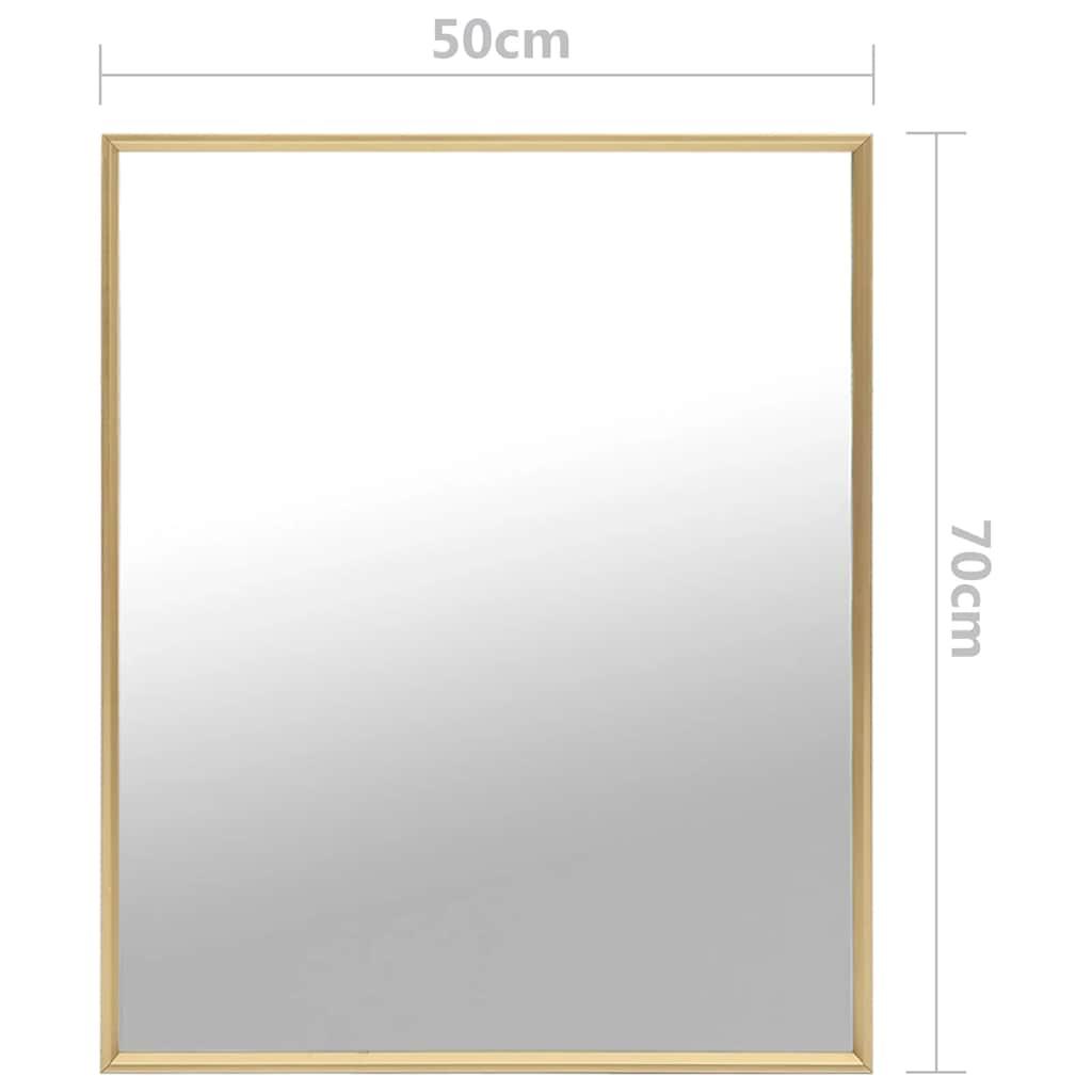Spejl 70x50 cm guldfarvet