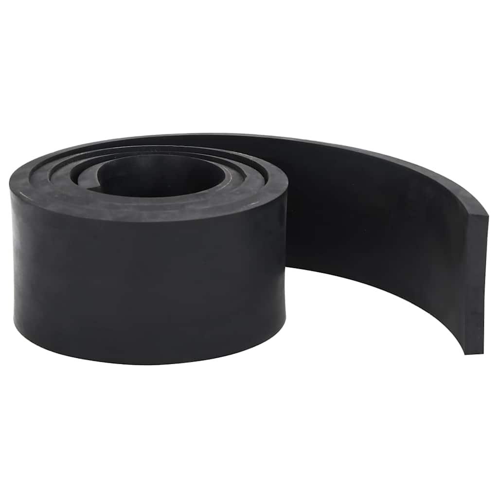 Gummikant til sneplov 180x10x1 cm sort