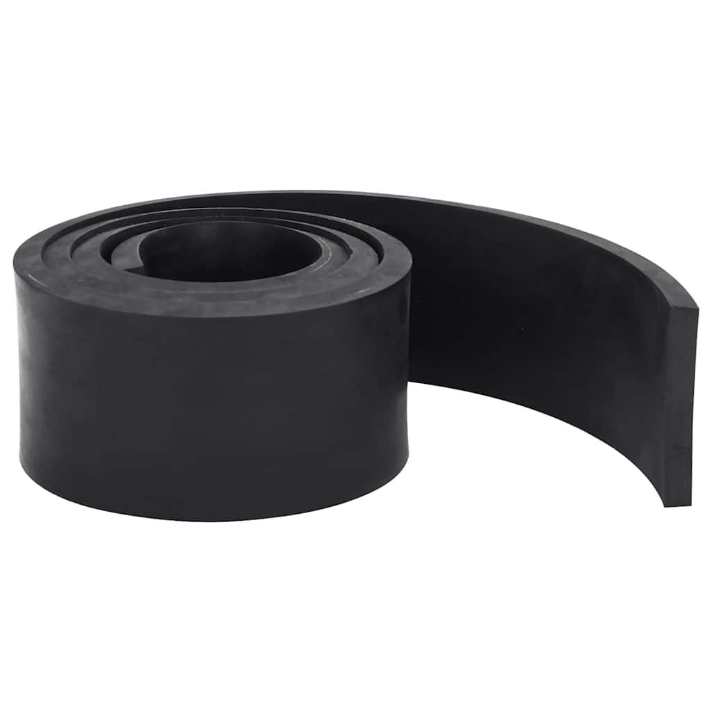 Gummikant til sneplov 180x8x1 cm sort