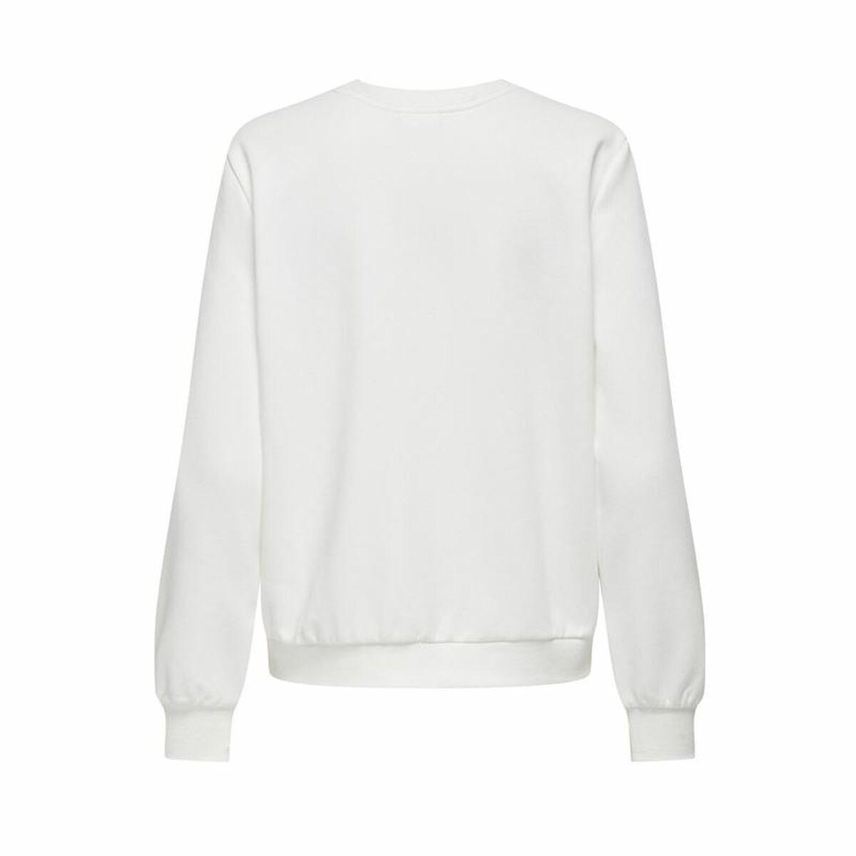 Sweaters uden Hætte til Kvinder Only Onlkimmie Hvid L