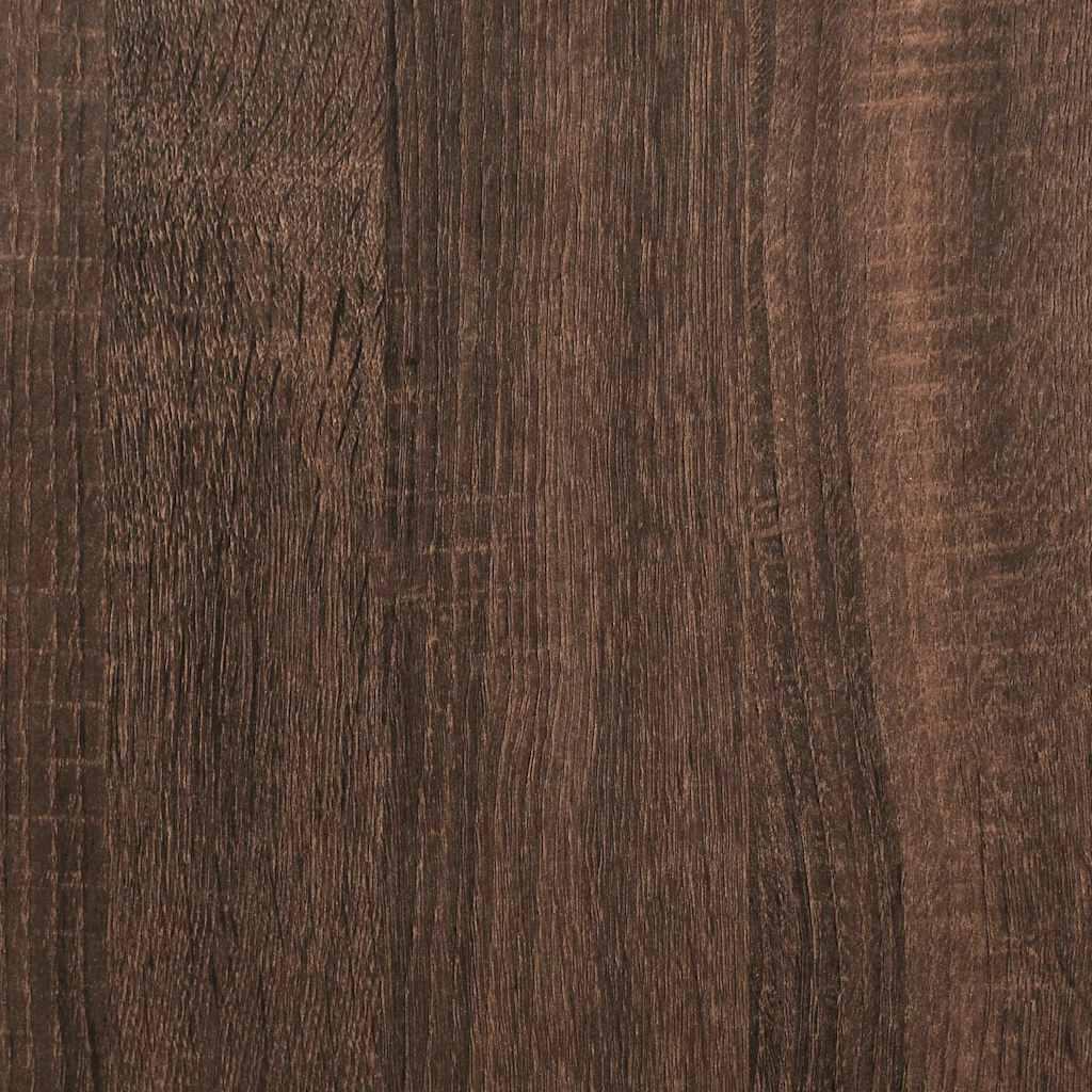 Væghængt sengebord 38x34x40 cm brun egetræsfarve
