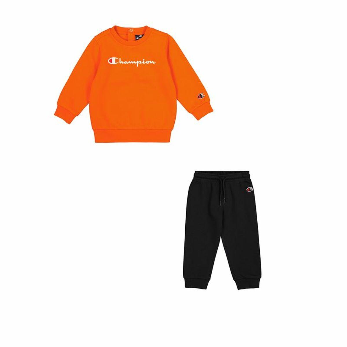 Sportstøj til Baby Champion Crewneck Suit Orange Mørk orange 6-9 måneder
