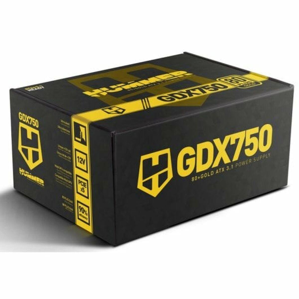 Strømforsyning Nox HUMMER GDX750 750 W 80 Plus Gold