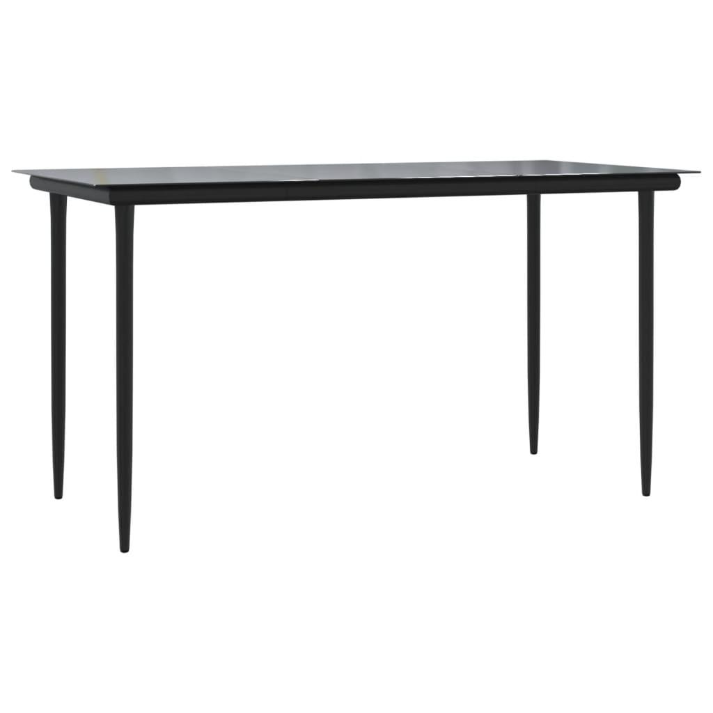 Spisebordssæt til haven 5 dele med hynder polyrattan beige