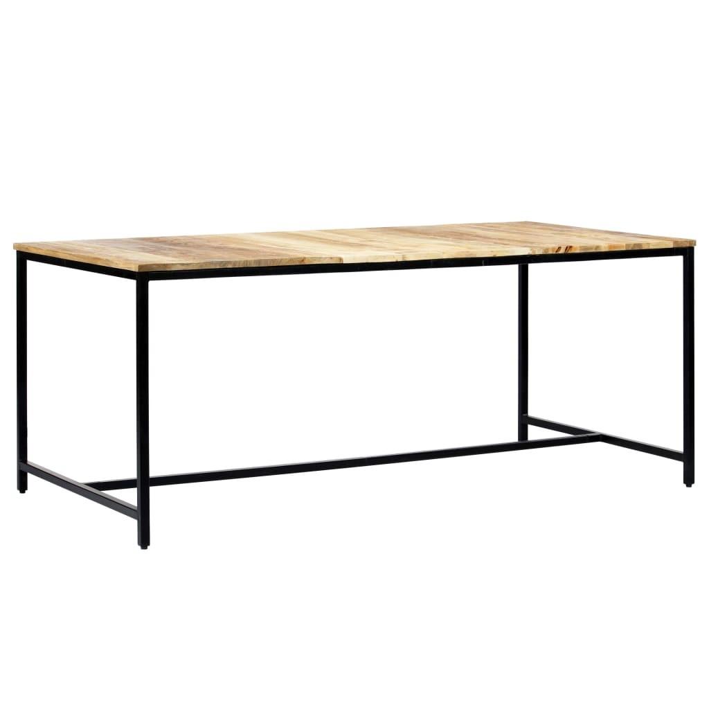 Spisebord 180x90x75 cm massivt ru mangotræ