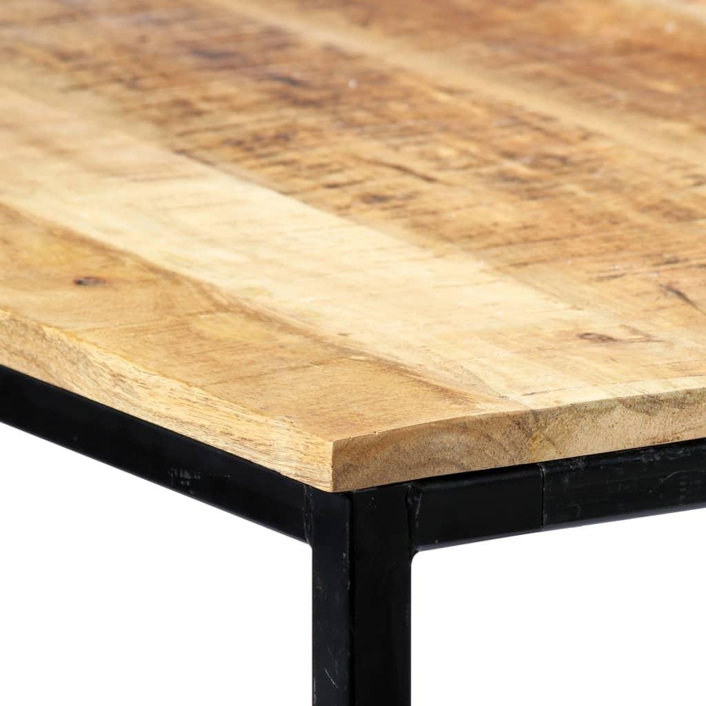 Spisebord 180x90x75 cm massivt ru mangotræ