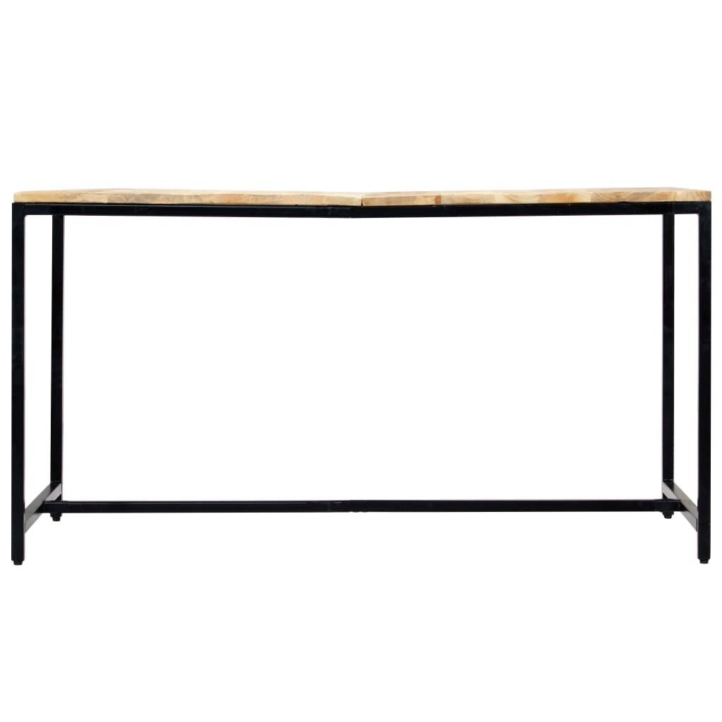 Spisebord 140x70x75 cm massivt ru mangotræ