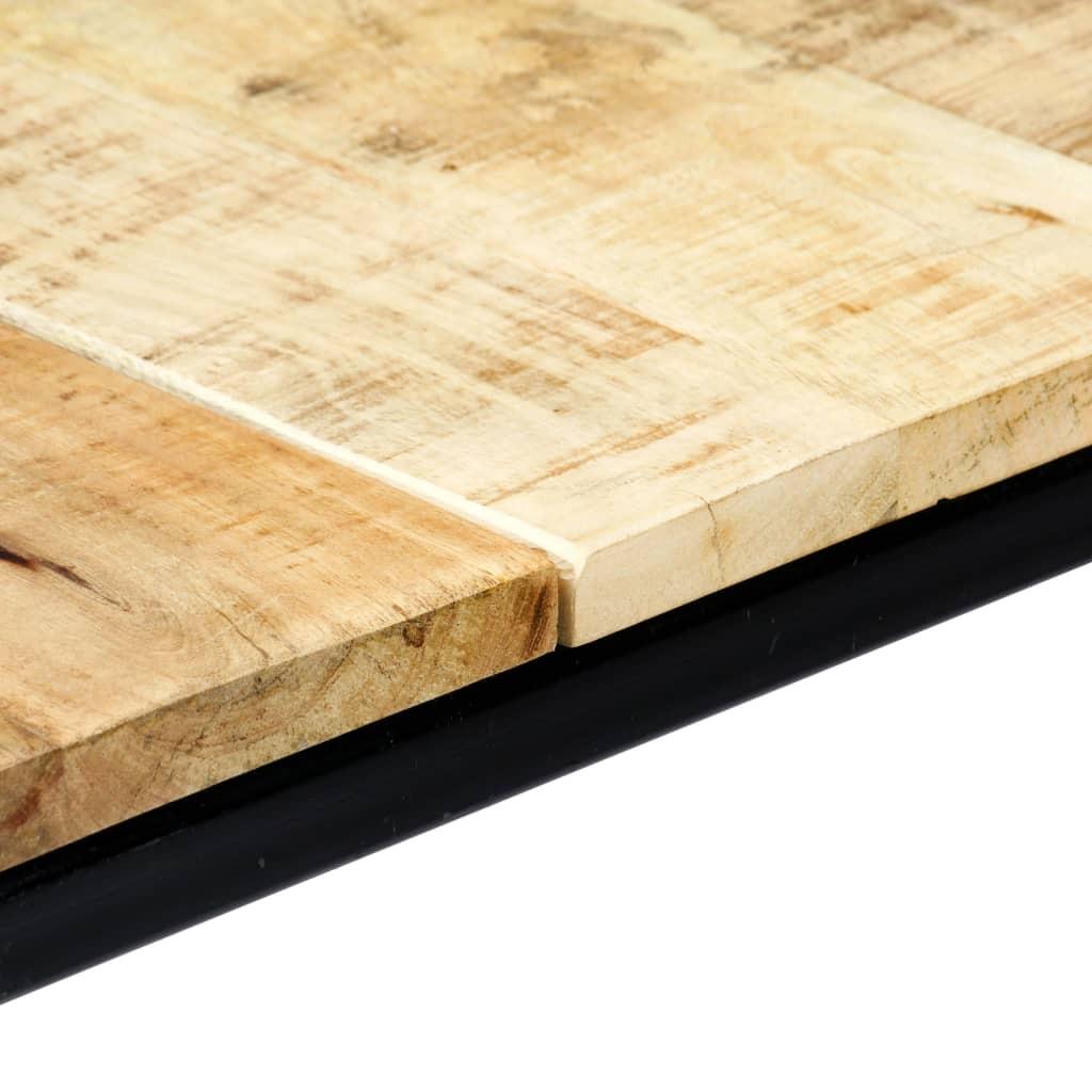 Spisebord 140x70x75 cm massivt ru mangotræ