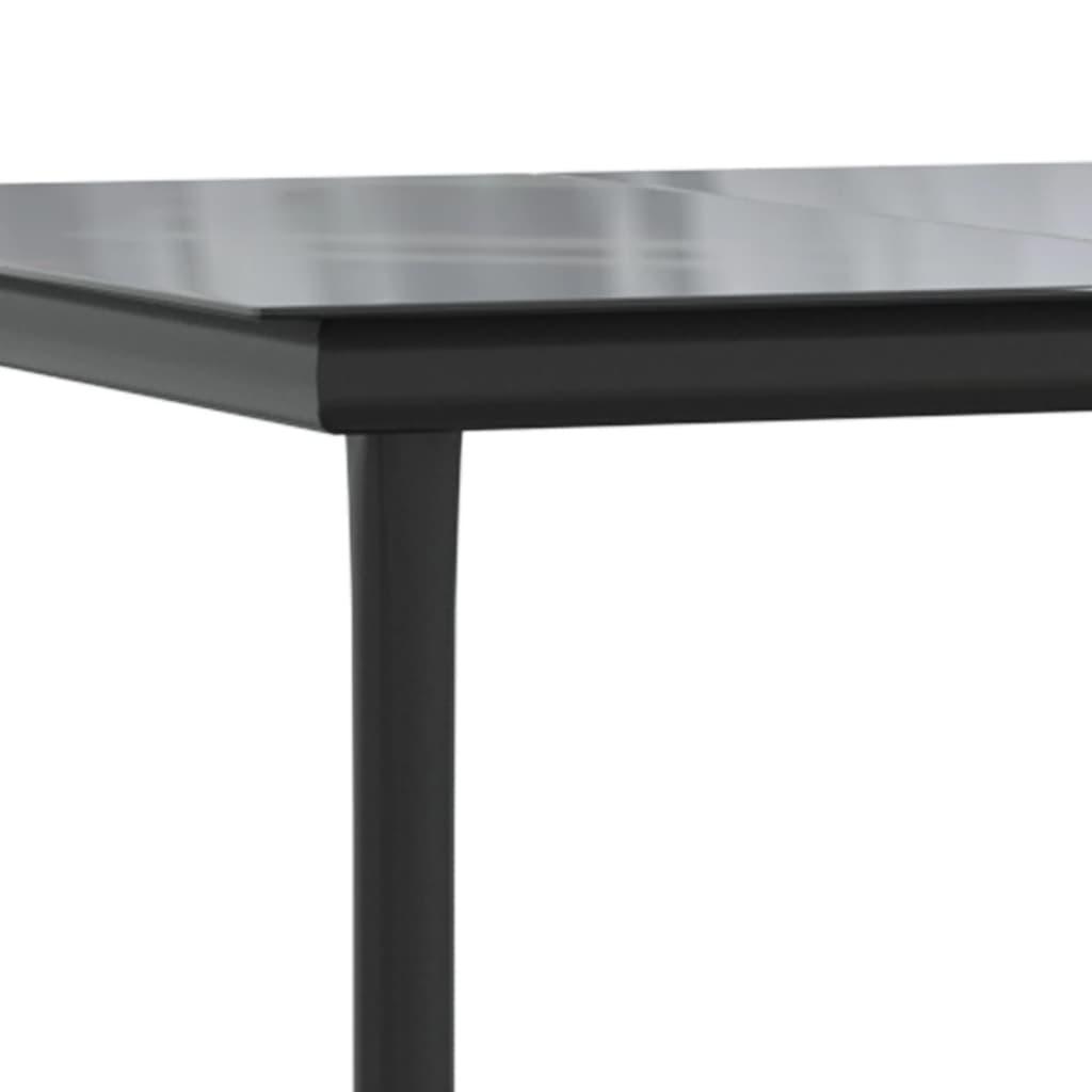 Spisebordssæt til haven 9 dele med hynder polyrattan beige