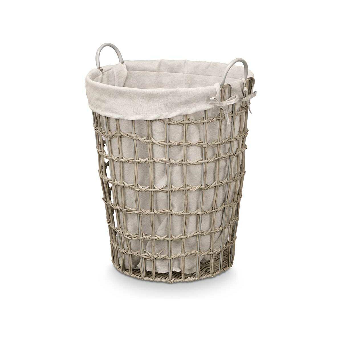 Kurv Kipit HX30550 Grå Polyester Klæde polypropylen Jern Plastik 50 % bomuld 45 x 58 x 43 cm 46 x 59 x 43 cm (6 enheder)
